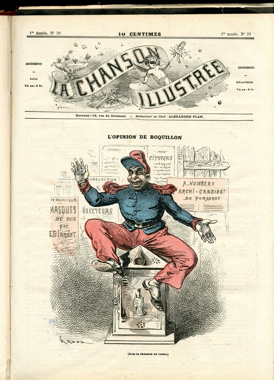 La Chanson illustree (magazin), 39. szám alkotó: Paul Hadol