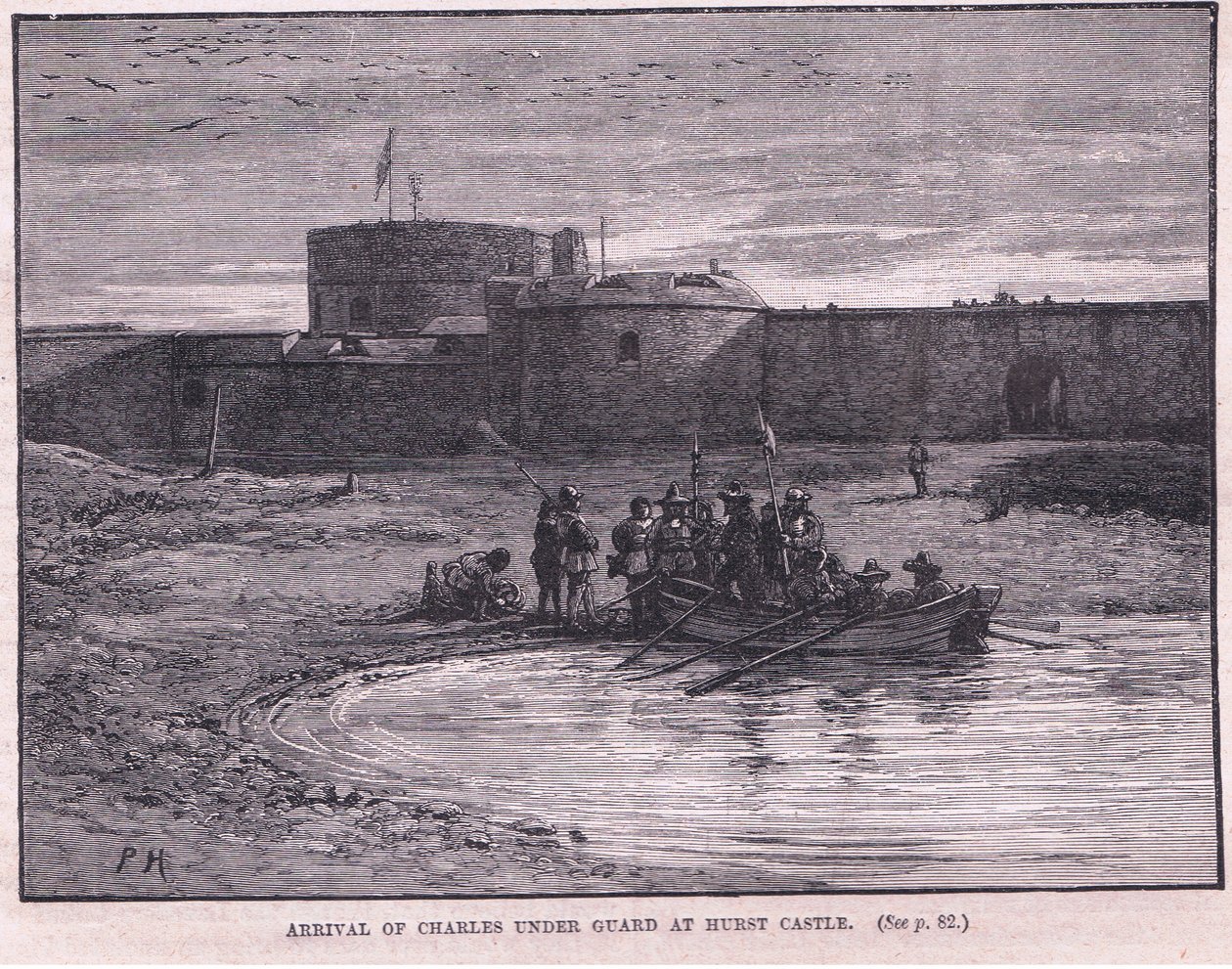 I. Károly érkezése őrzés alatt a Hurst kastélyba i.sz. 1648-ban alkotó: Paul Hardy