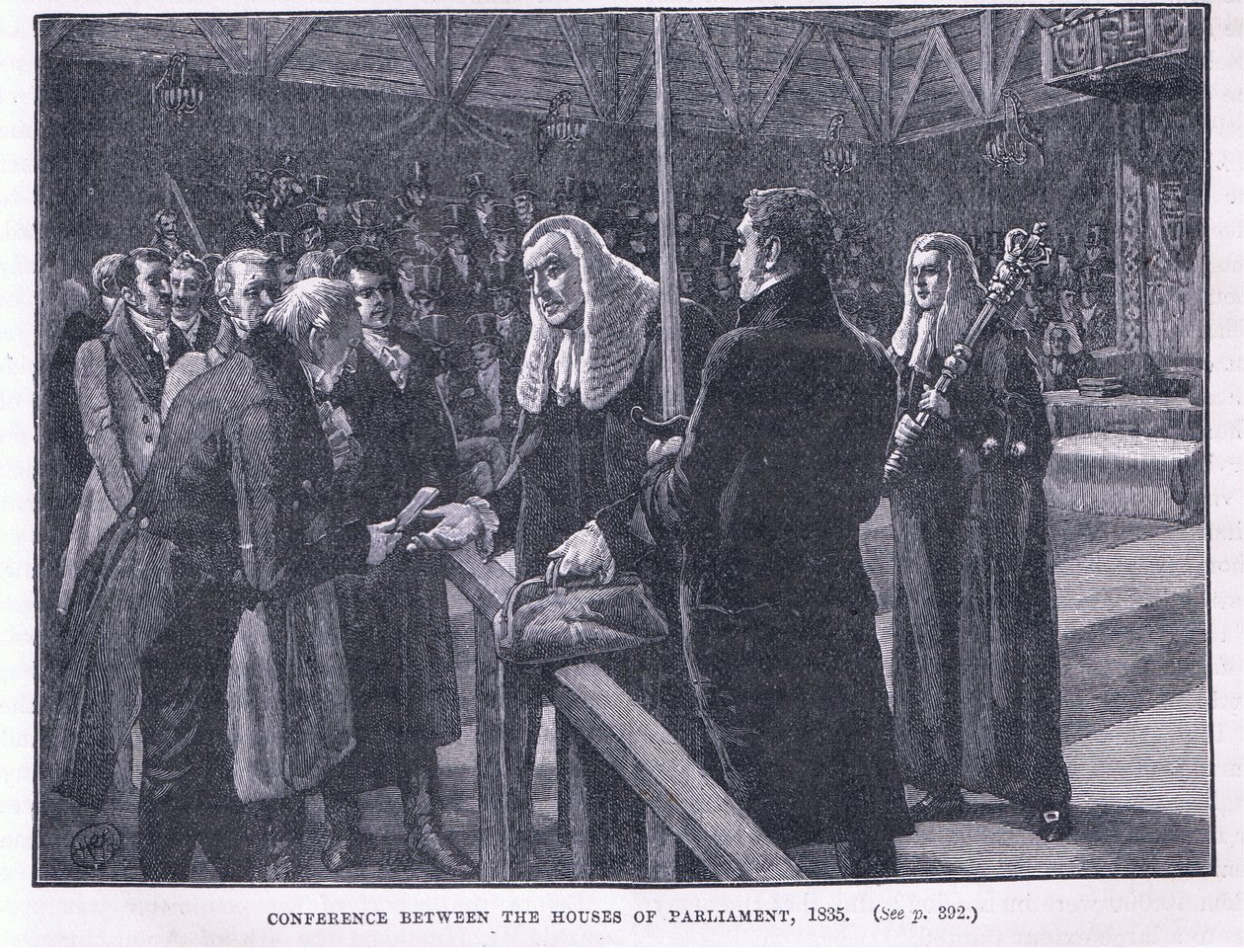 Konferencia a Parlament házai között i.sz. 1835 alkotó: Paul Hardy