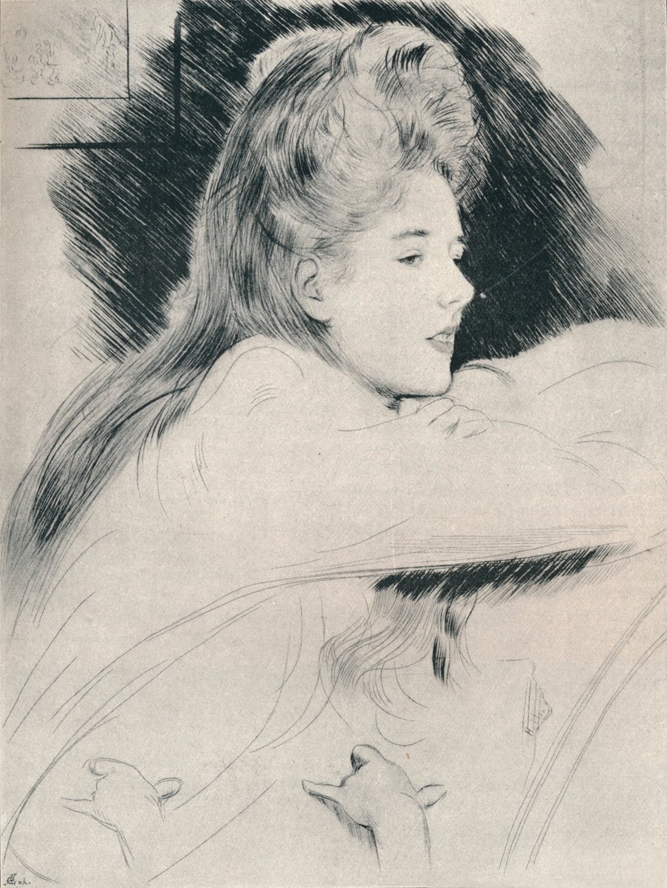 „Etűd”, 1890, 1894 alkotó: Paul Helleu