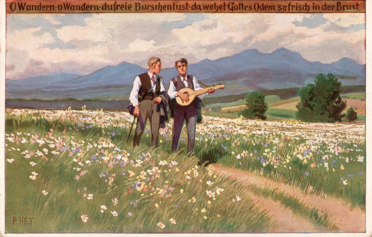 Ó vándorlás, ó vándorlás, te szabad fiú gyönyör (...) alkotó: Paul Hey