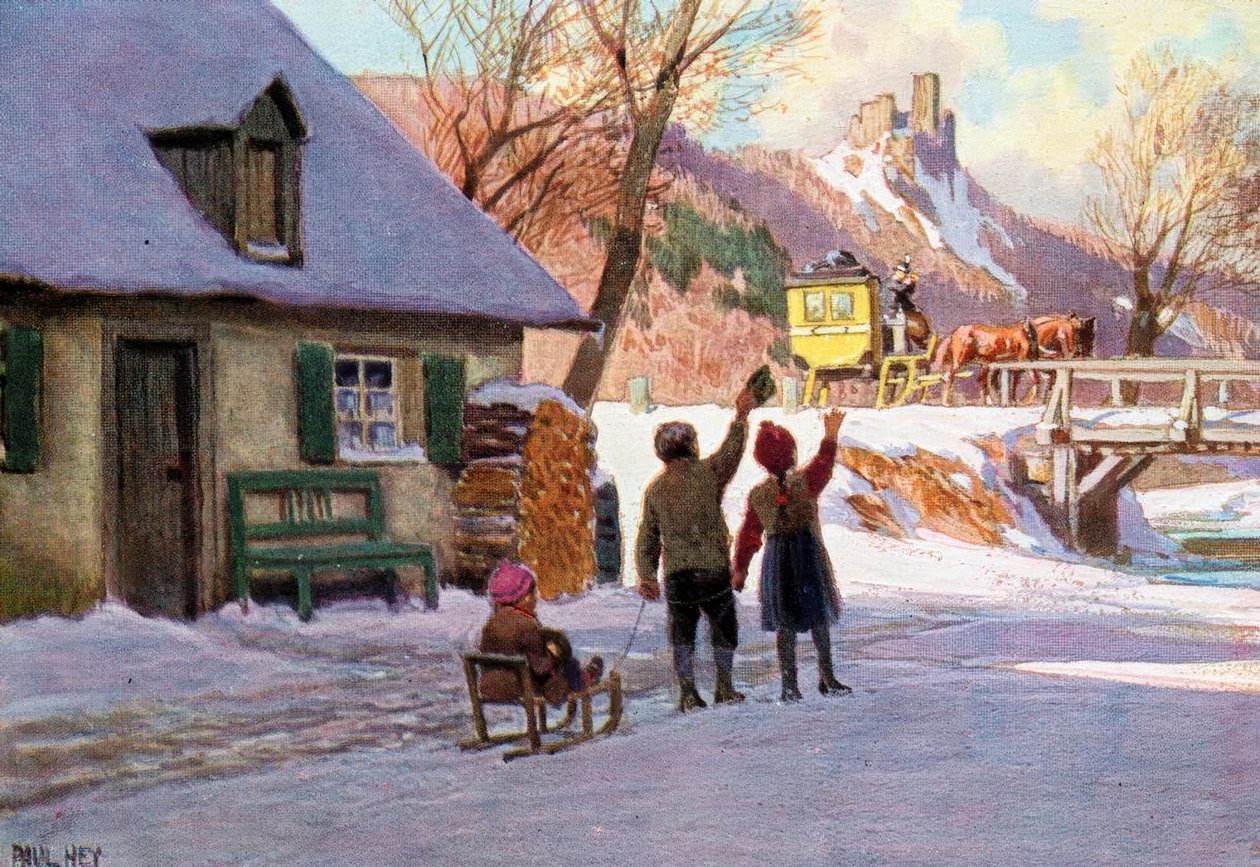 Postillon újévi köszöntője alkotó: Paul Hey
