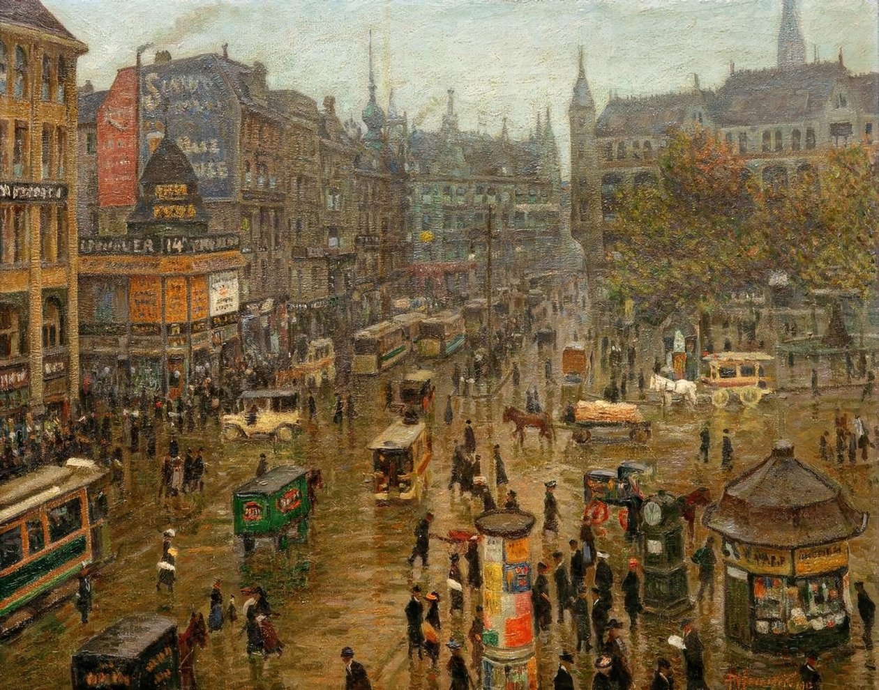 A Spittelmarkt alkotó: Paul Höniger