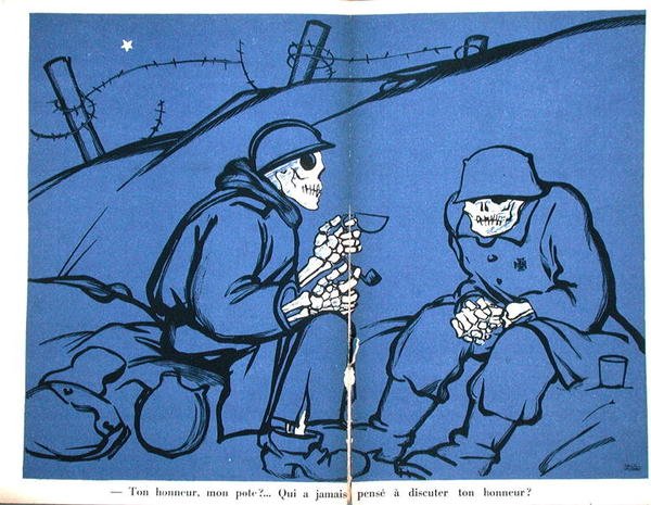 A Stavitsky-ügy karikatúrája, illusztráció a „Parlons Francais”-ból alkotó: Paul Iribe