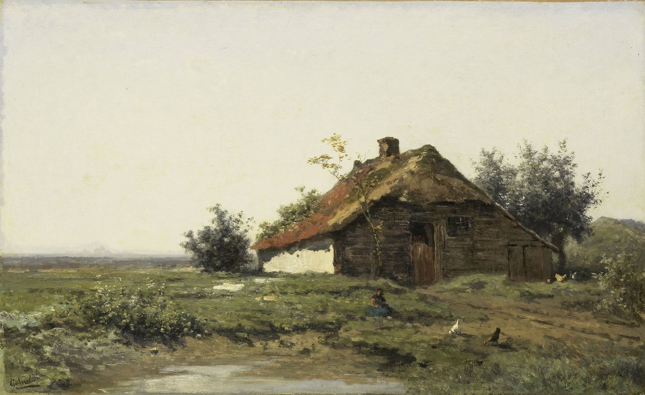 Farm a nyílt mezőkön alkotó: Paul Joseph Constantin Gabriel