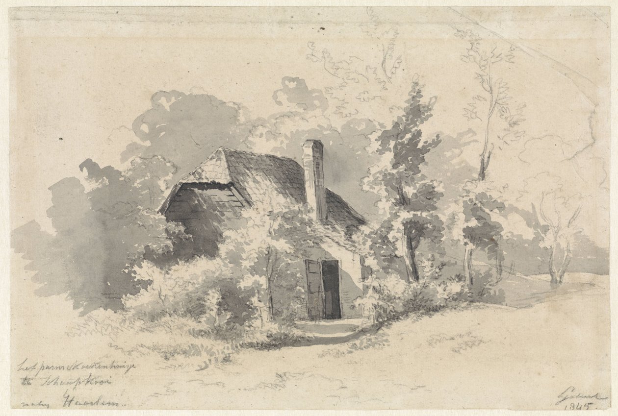 Palacsintaház A bárány akol A De Schaapskooi palacsintaház Haarlem közelében (cím a tárgyon) alkotó: Paul Joseph Constantin Gabriel
