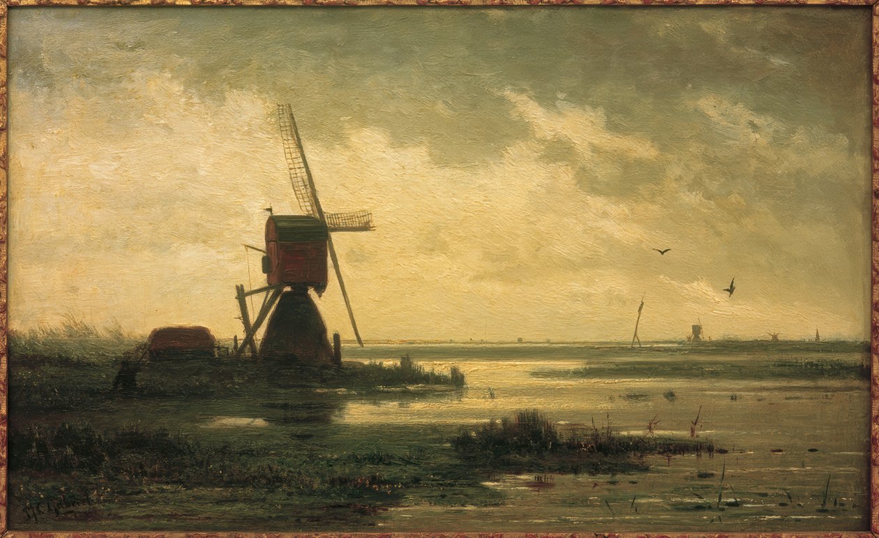 Polderlandschaft alkotó: Paul Joseph Constantin Gabriel
