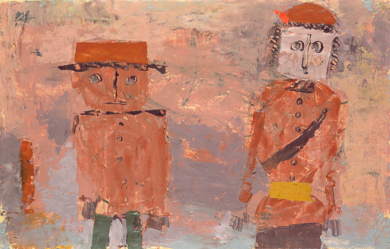 Menyasszony és vőlegény életük őszén alkotó: Paul Klee