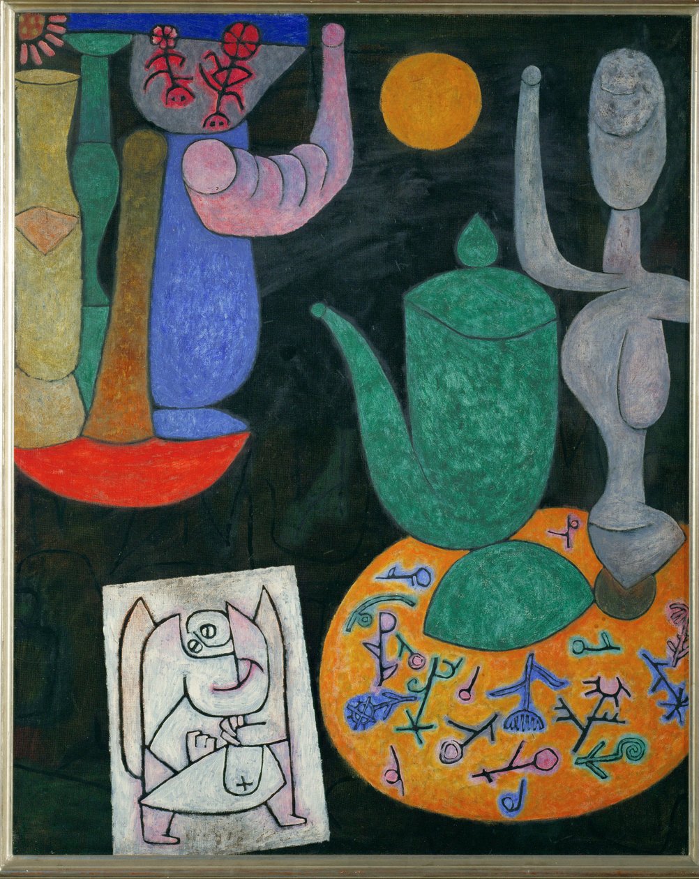 Csendélet (gouache) alkotó: Paul Klee