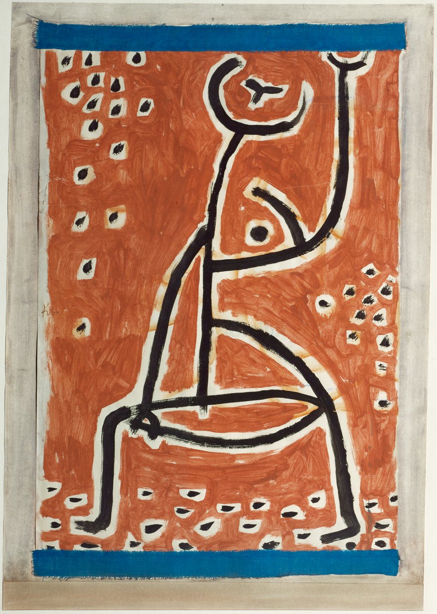 Egy sportos hölgy (lihegve) alkotó: Paul Klee