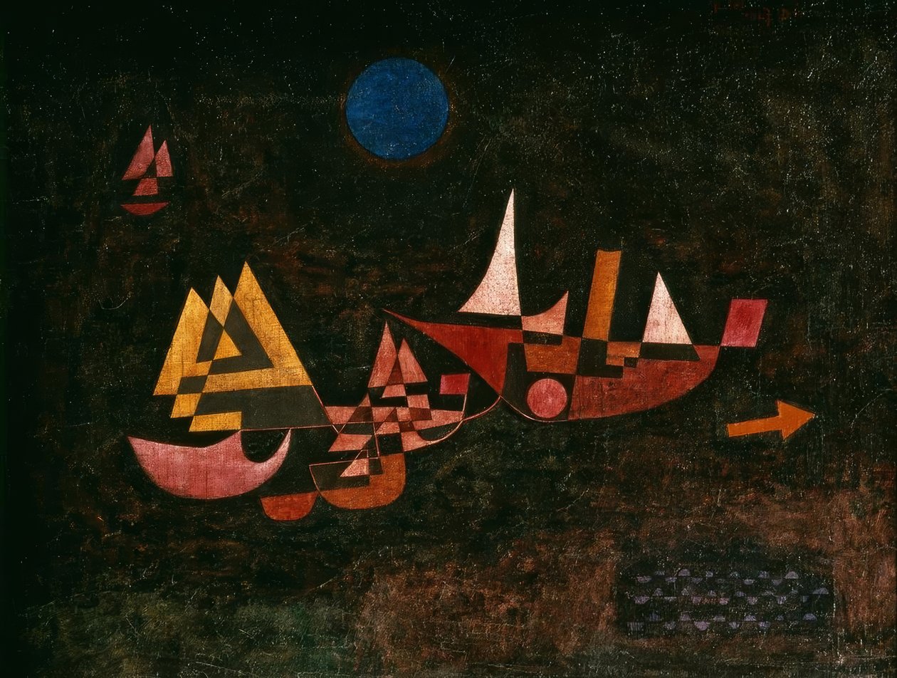 A hajók indulása alkotó: Paul Klee