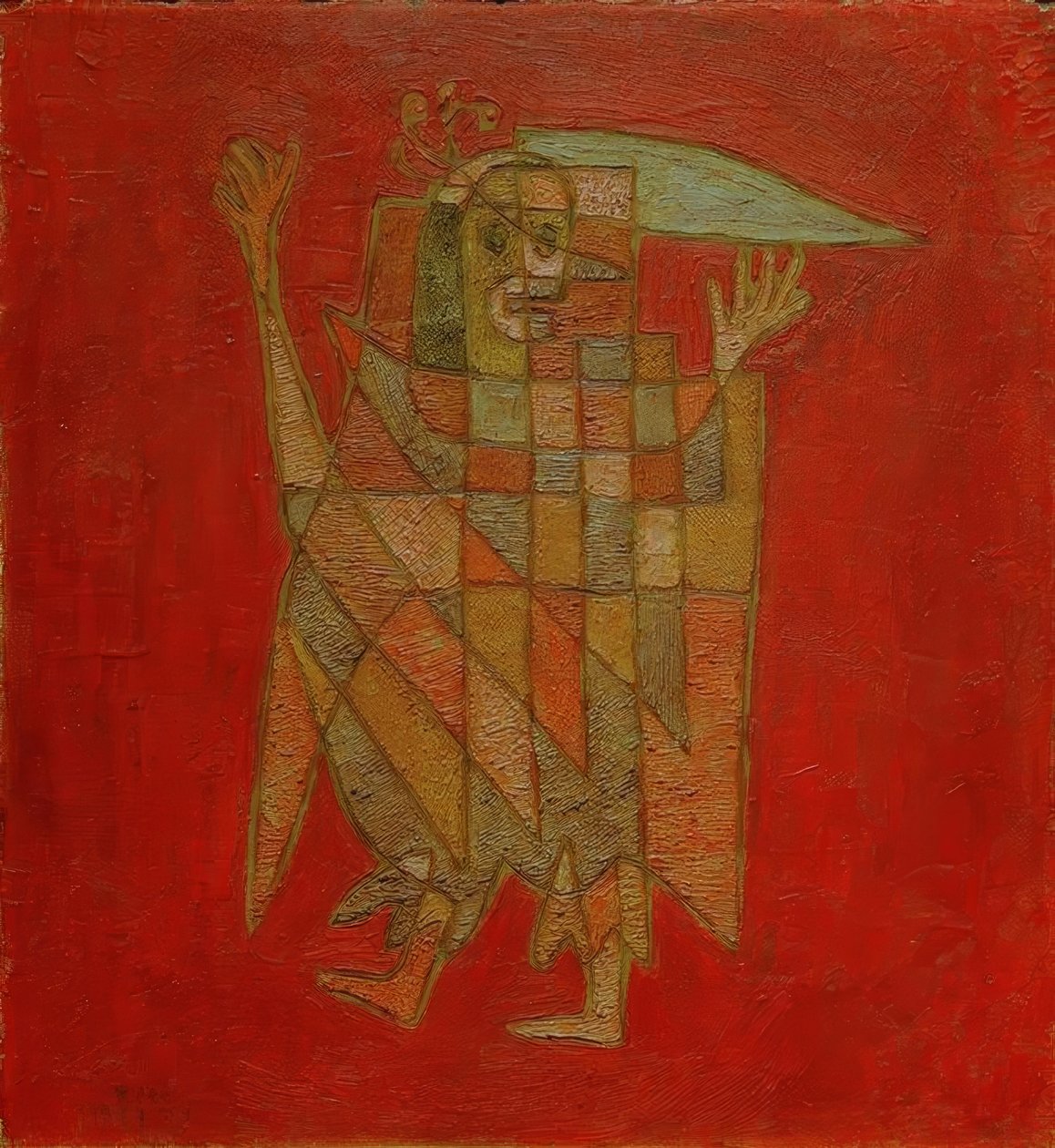 Allegorikus figura (fakul) alkotó: Paul Klee