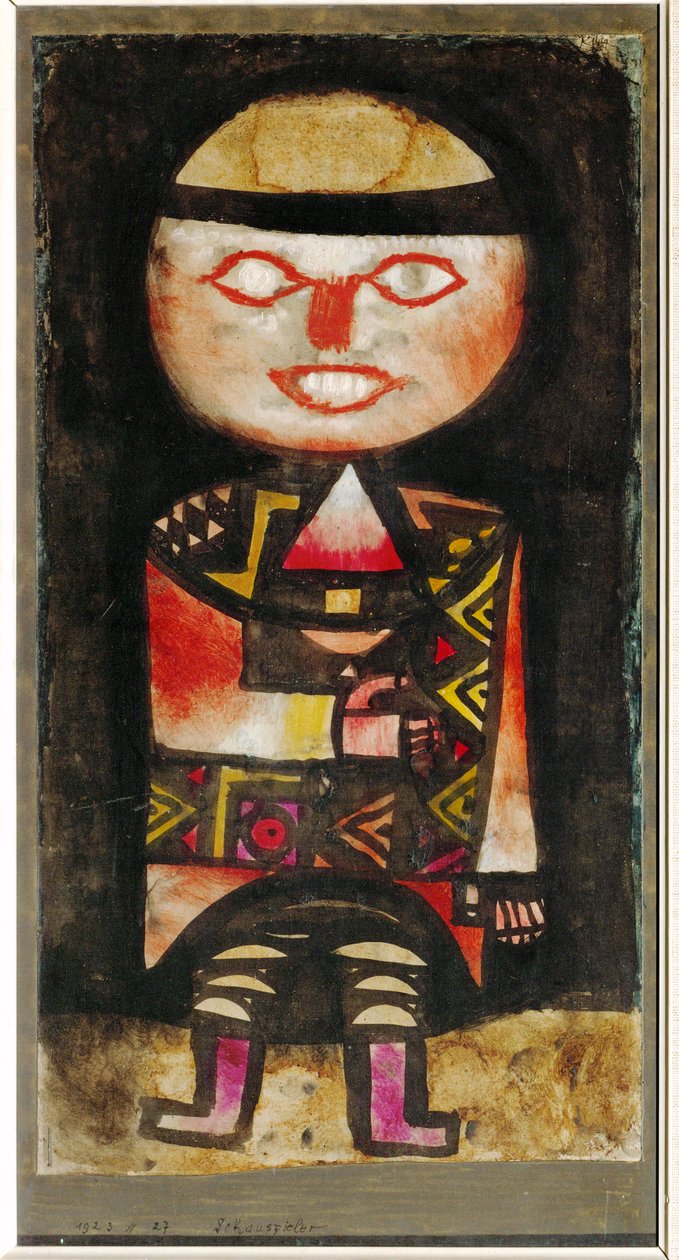 Egy színész (olaj, vászon) alkotó: Paul Klee