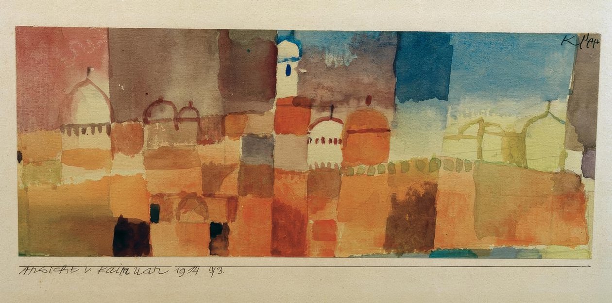 Kilátás Kairuanra alkotó: Paul Klee