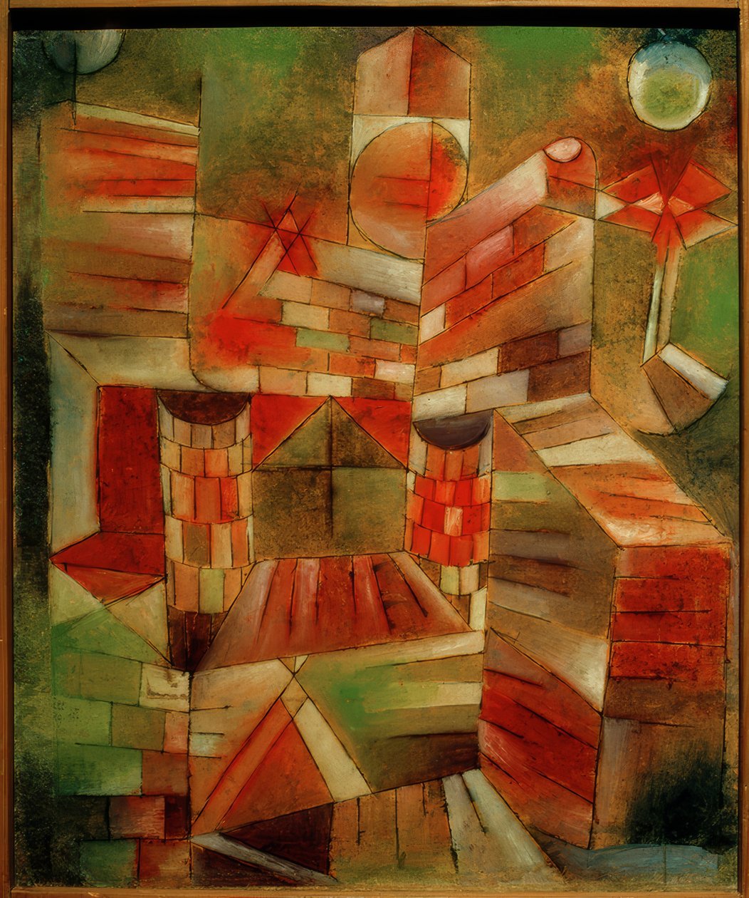 Architektur m. d. Fenster alkotó: Paul Klee
