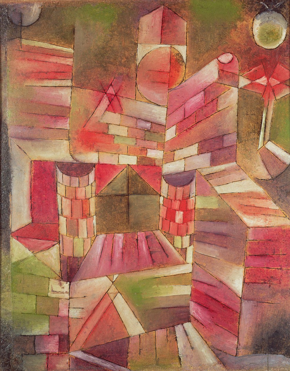Építészet az ablaknál alkotó: Paul Klee