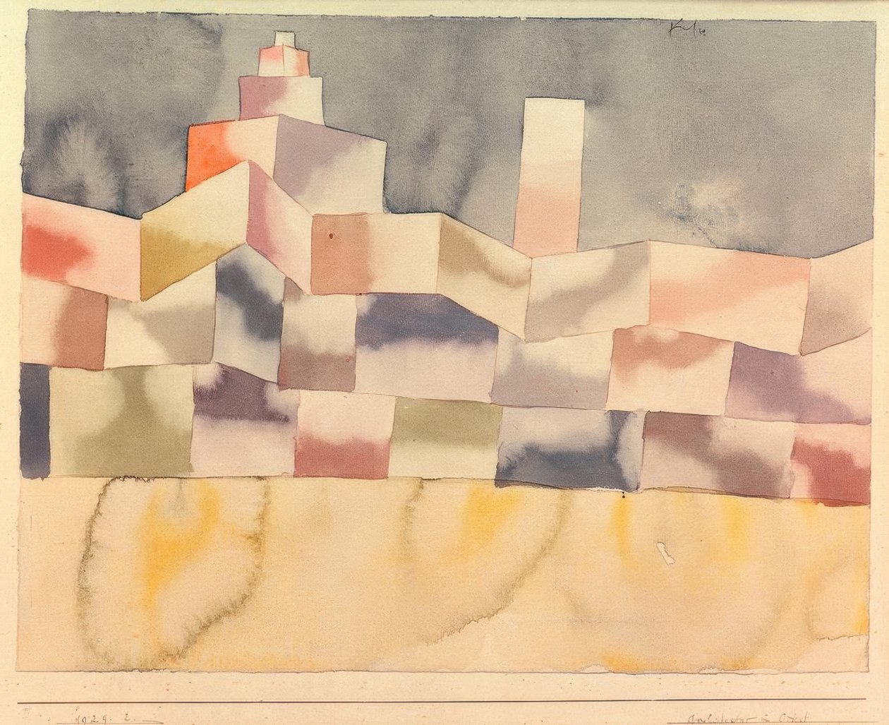 Építészet a keleten alkotó: Paul Klee
