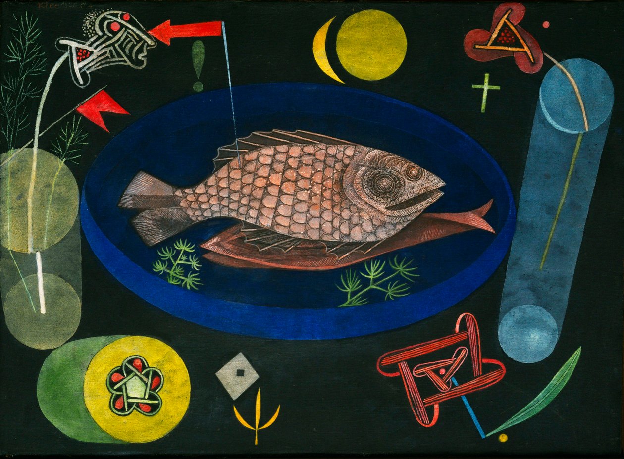 A hal körül alkotó: Paul Klee