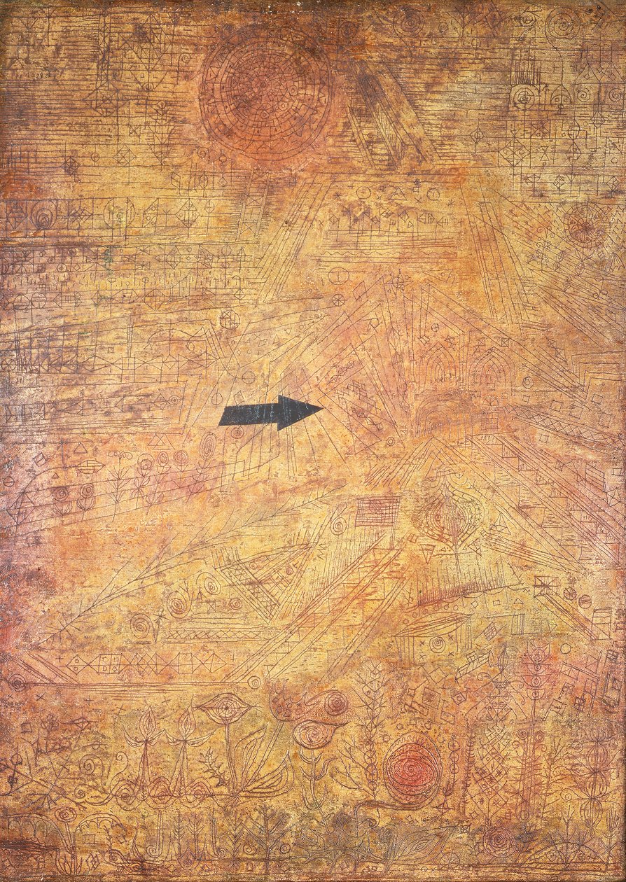 Nyíl a kertben (Nyíl a kertbe) alkotó: Paul Klee