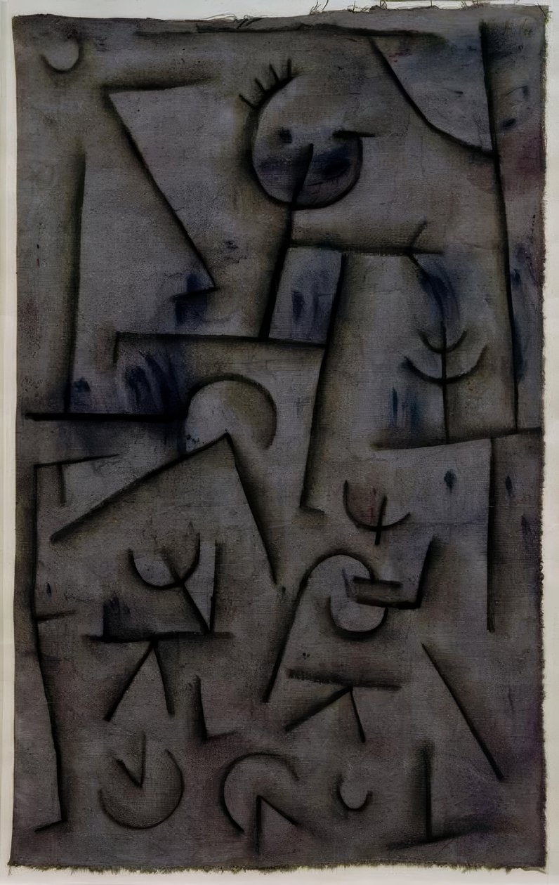 Bacchanal vörösborban alkotó: Paul Klee