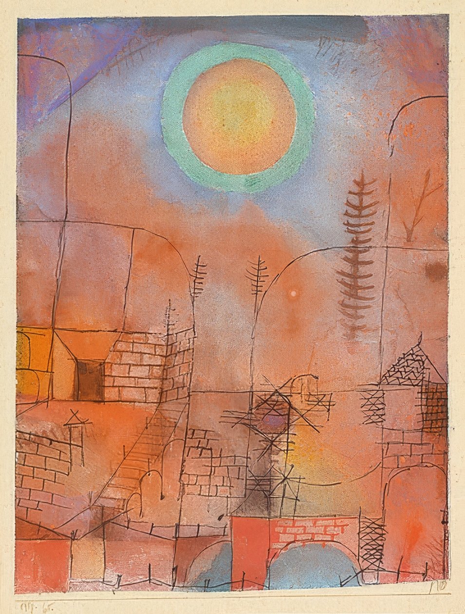 Építés. 1919 alkotó: Paul Klee