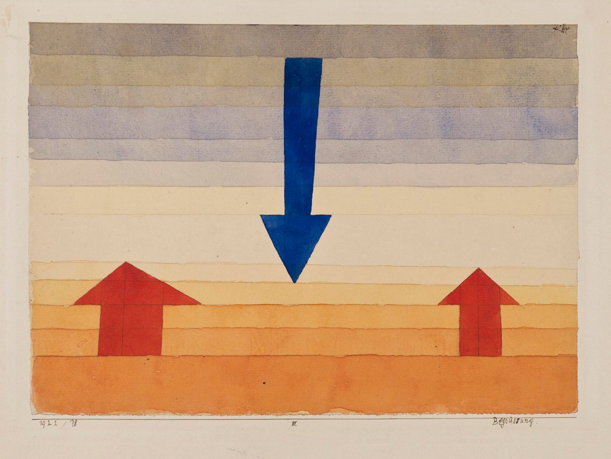 Üdvözlet, 1922. alkotó: Paul Klee