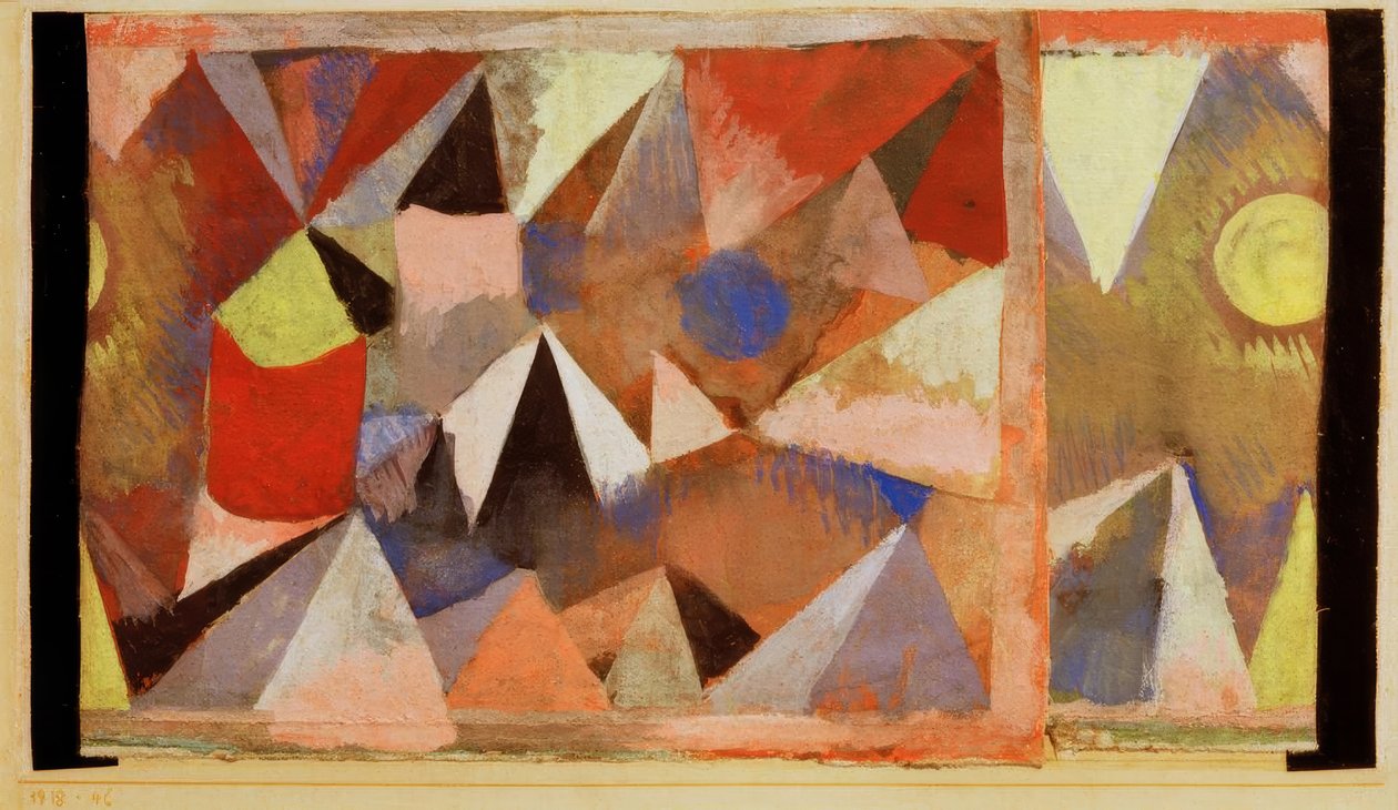 Hegyi táj alkotó: Paul Klee