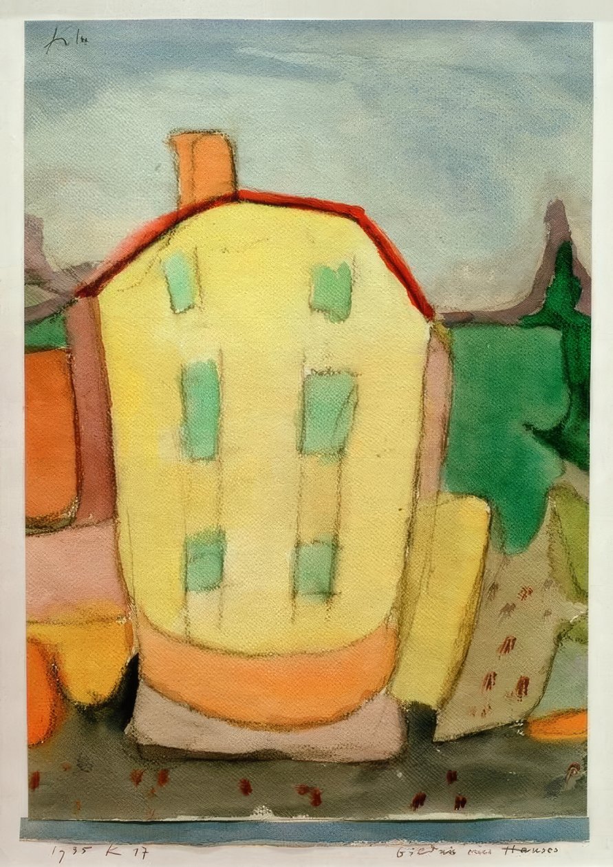 Portré egy házról alkotó: Paul Klee