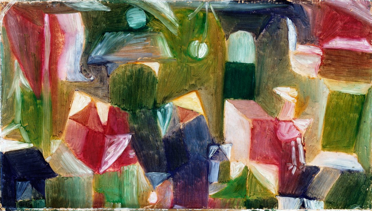 Madárkép, 1919 körül (olaj, papír, vászonra fektetve) alkotó: Paul Klee
