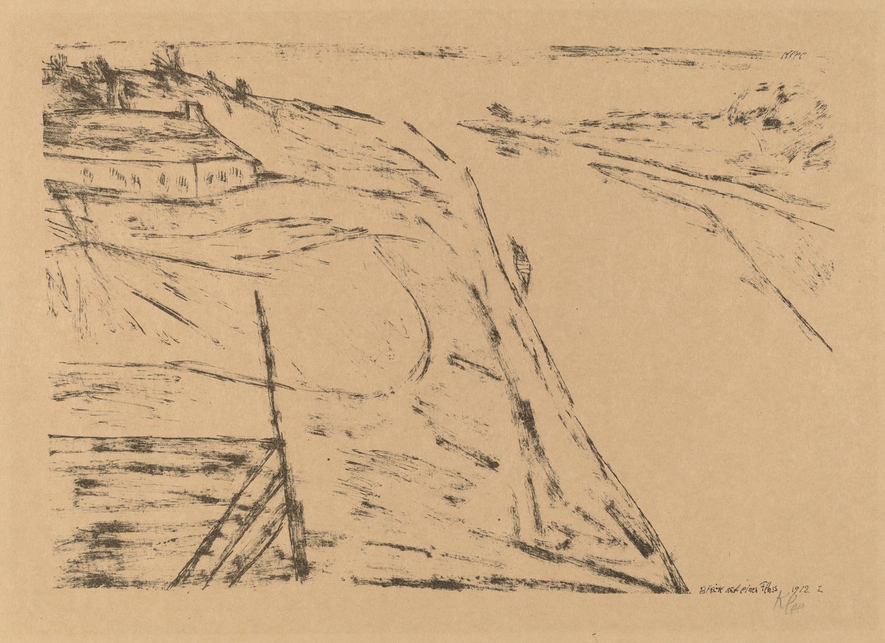 Kilátás a folyóra alkotó: Paul Klee