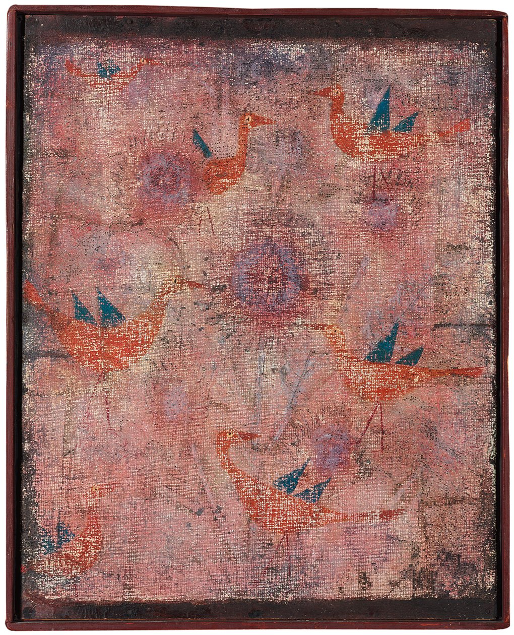 Kékszárnyú madarak alkotó: Paul Klee