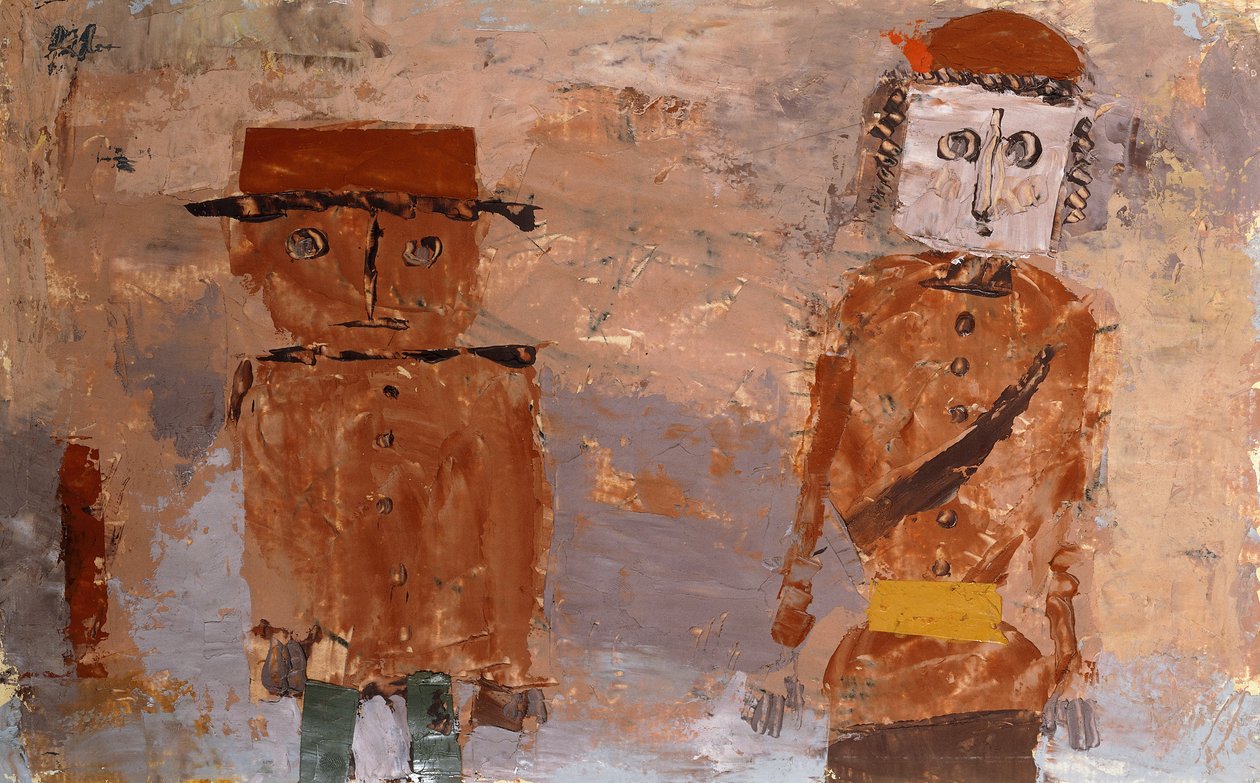 Menyasszony és vőlegény az élet őszén; Menyasszony és a vőlegény az élet őszén alkotó: Paul Klee