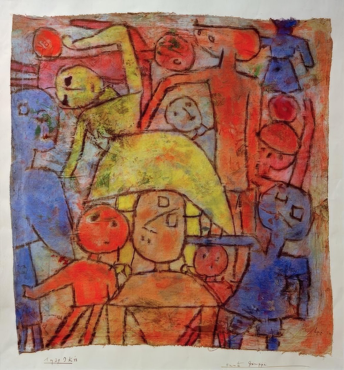 Színes csoport alkotó: Paul Klee