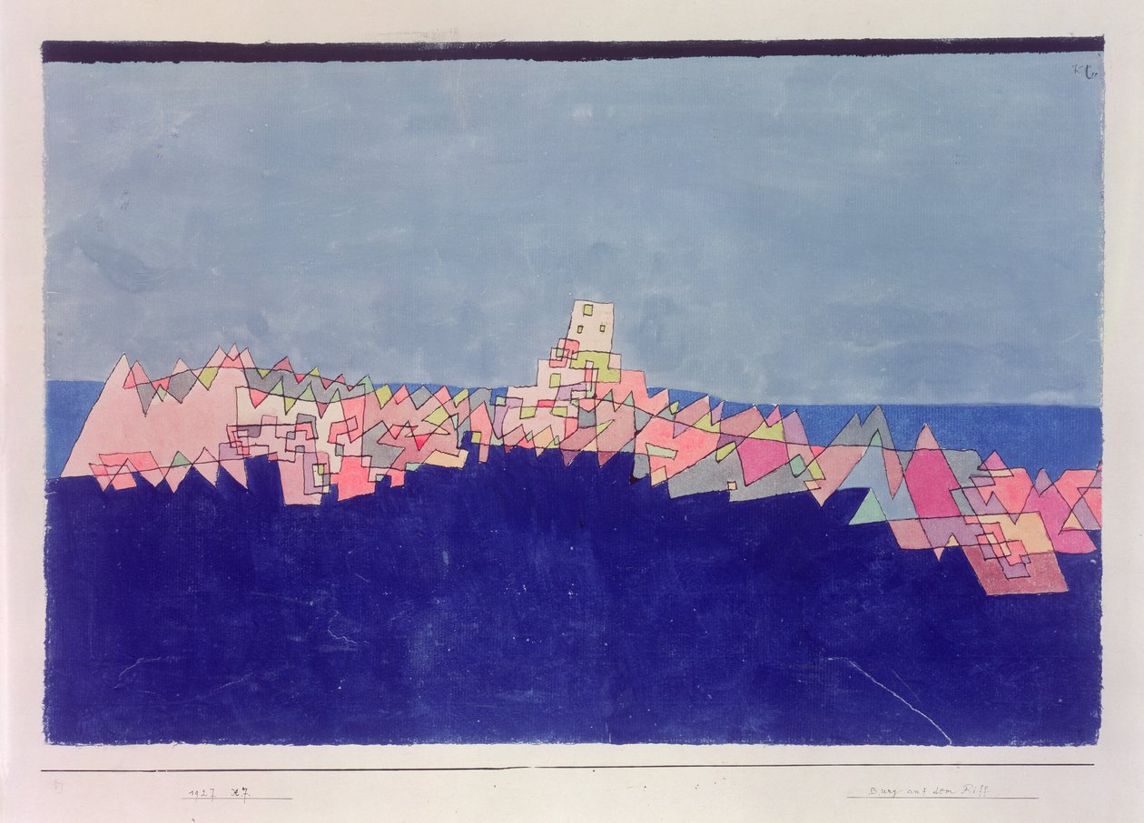 Kastély a zátonyon alkotó: Paul Klee