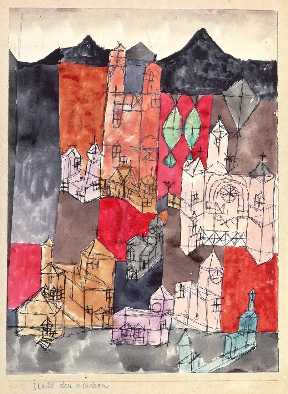 A templomok városa alkotó: Paul Klee
