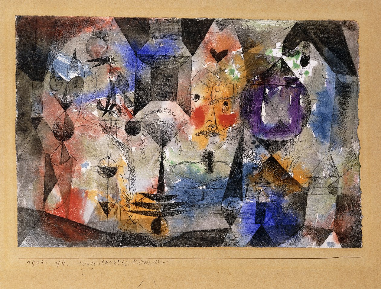 Concentrierter római alkotó: Paul Klee