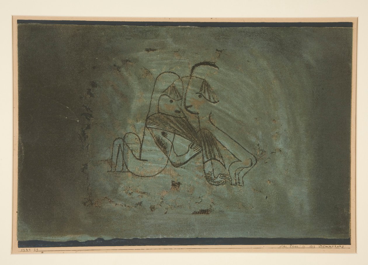 A pár az alkonyatban alkotó: Paul Klee