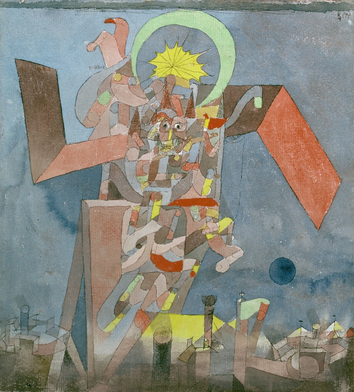 Démon a hajók felett alkotó: Paul Klee