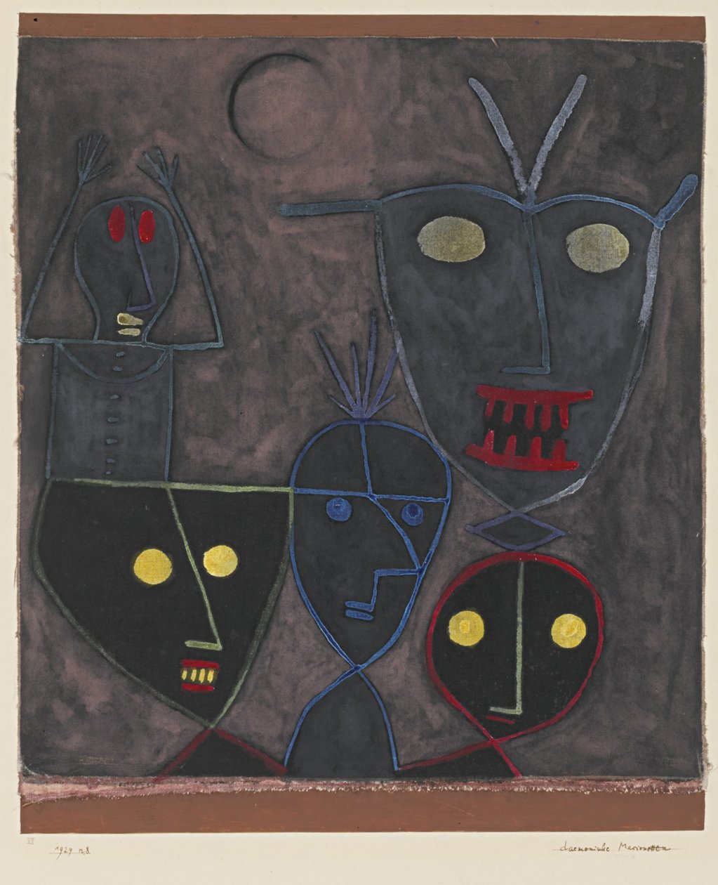 Démoni bábok, 1929 alkotó: Paul Klee