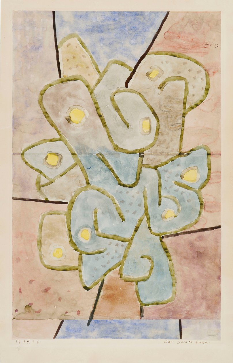 A savanyú fa A savanyú fa, 1939. alkotó: Paul Klee