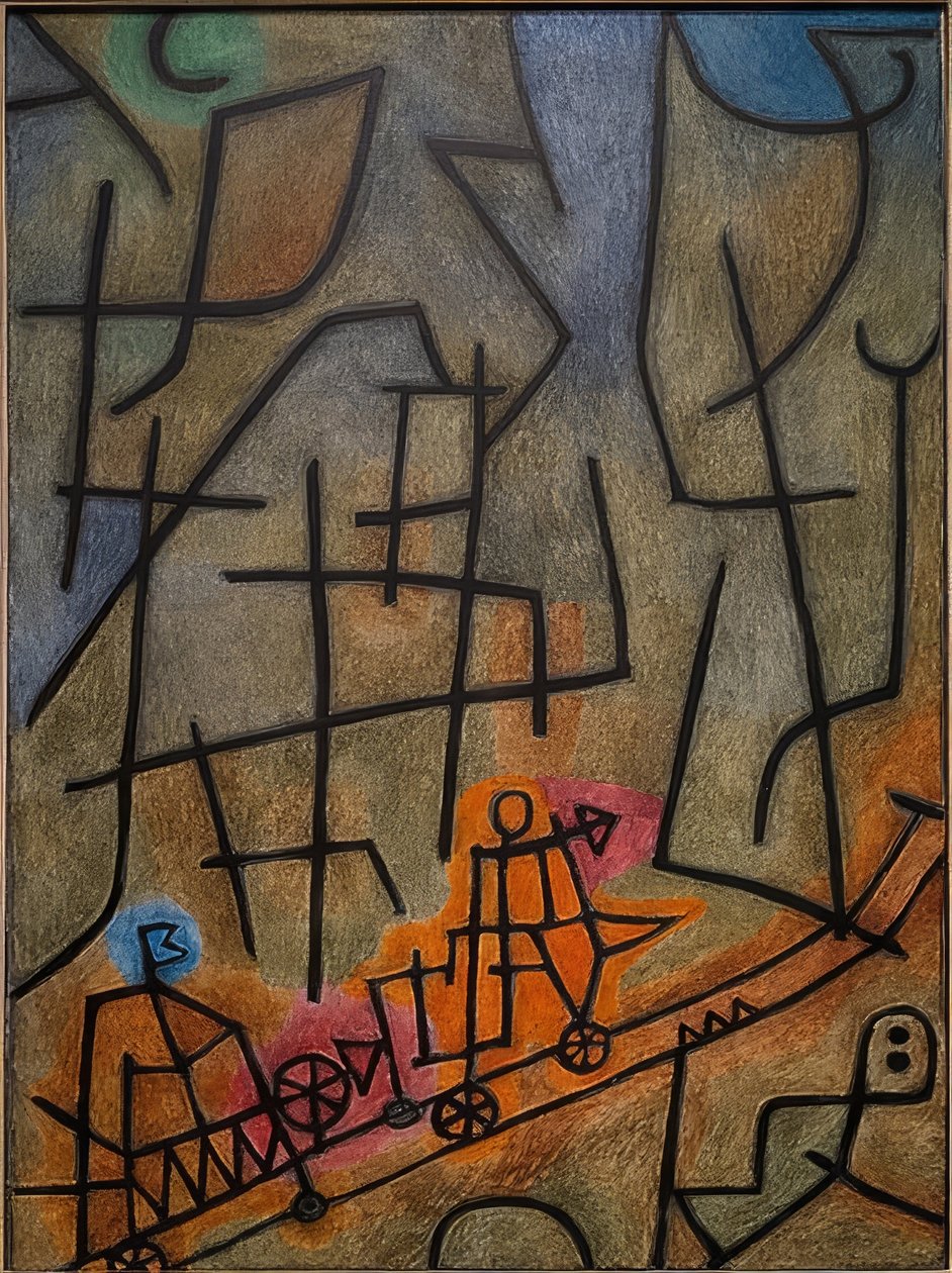 A hegy meghódítása. 1939 alkotó: Paul Klee