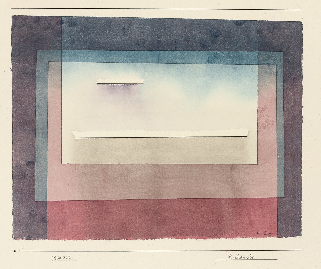 Alvó, 1930 alkotó: Paul Klee