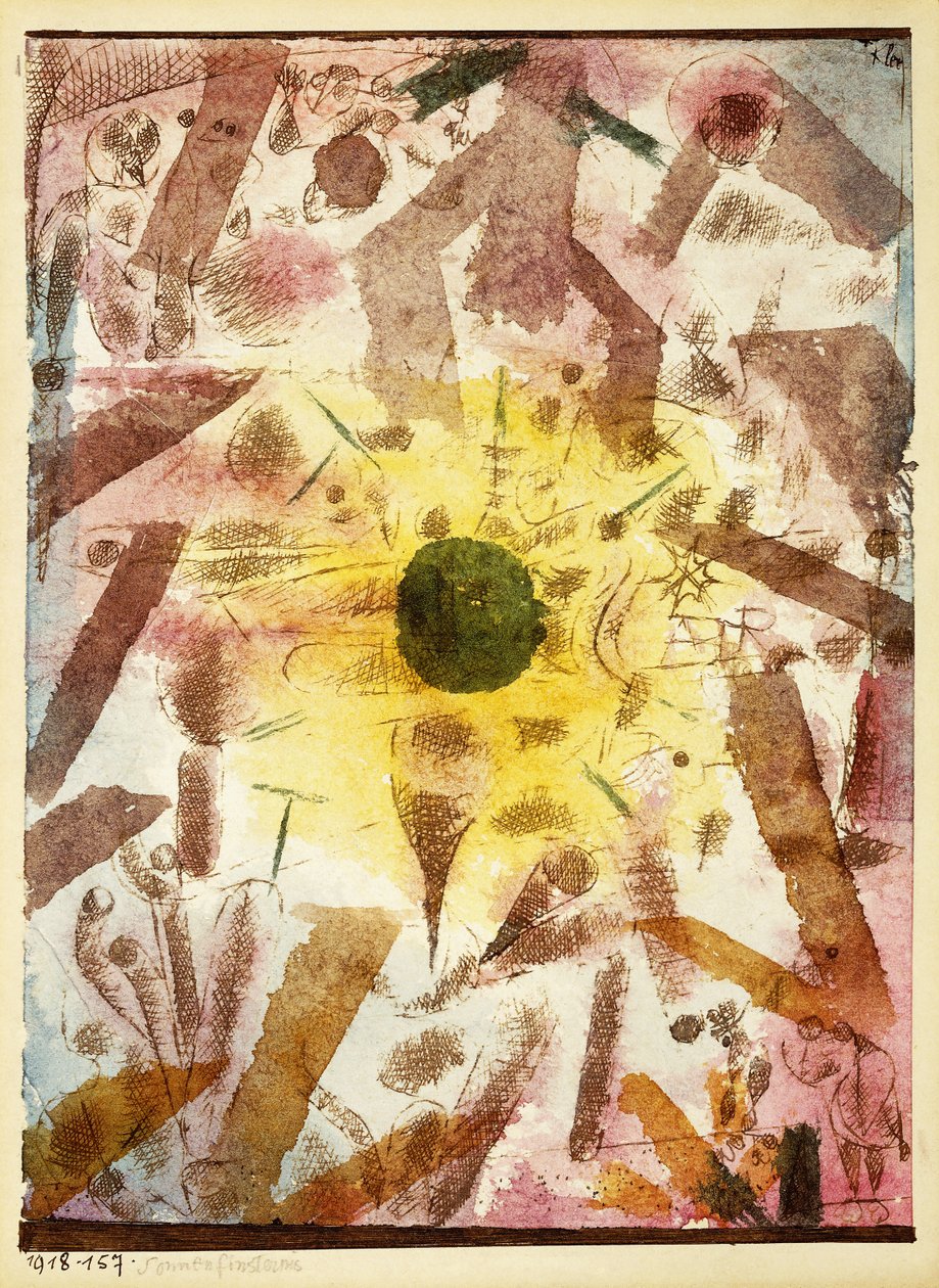 fogyatkozás; Napfogyatkozás alkotó: Paul Klee