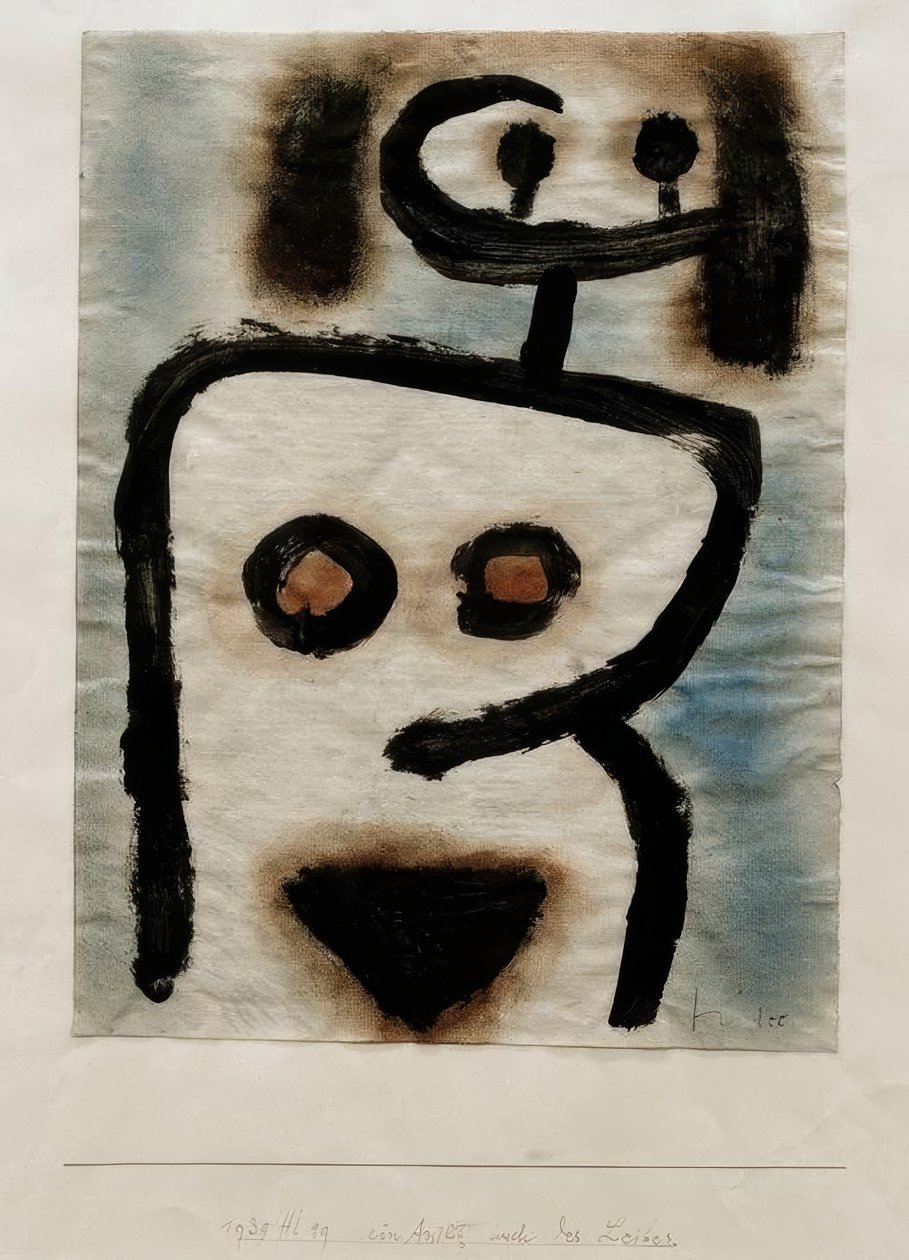 A test arca is alkotó: Paul Klee