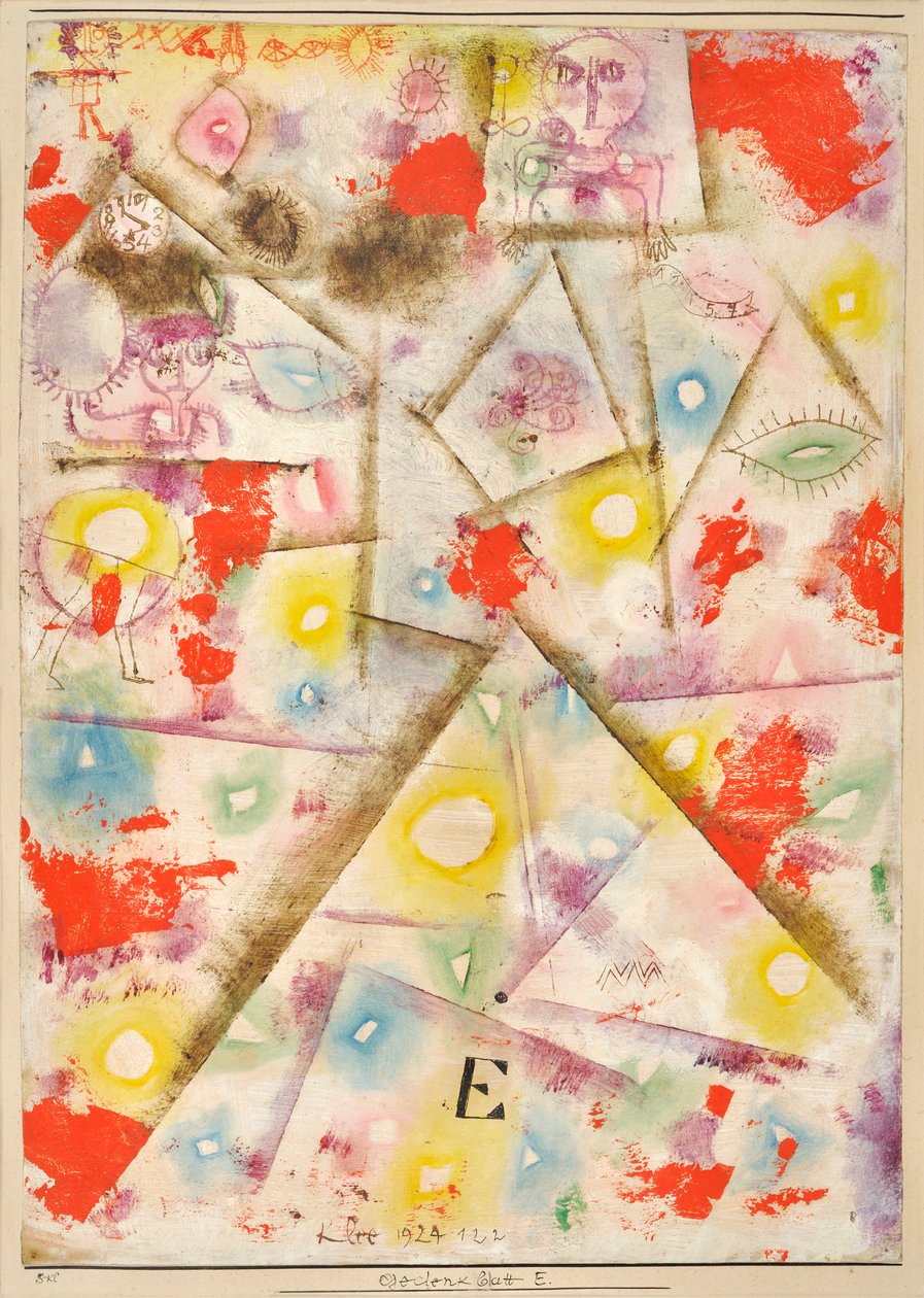 Klee, Paul (1879-1940) E-emléklapja alkotó: Paul Klee