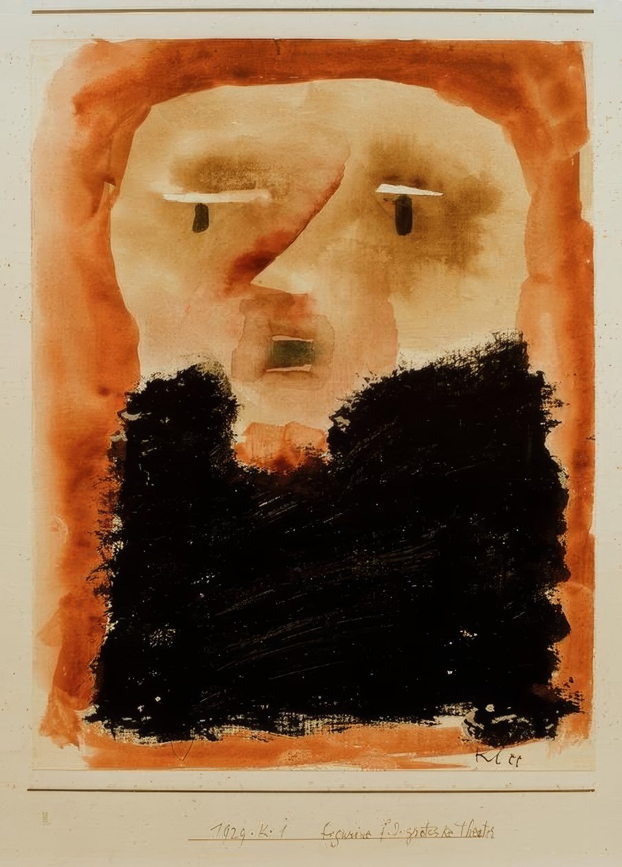 Figura a groteszk színházhoz alkotó: Paul Klee