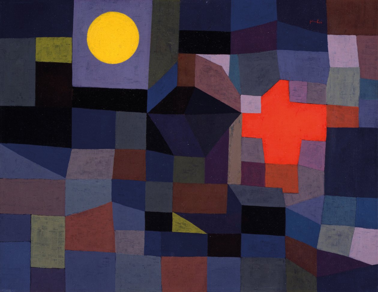 Tűz teliholdkor alkotó: Paul Klee