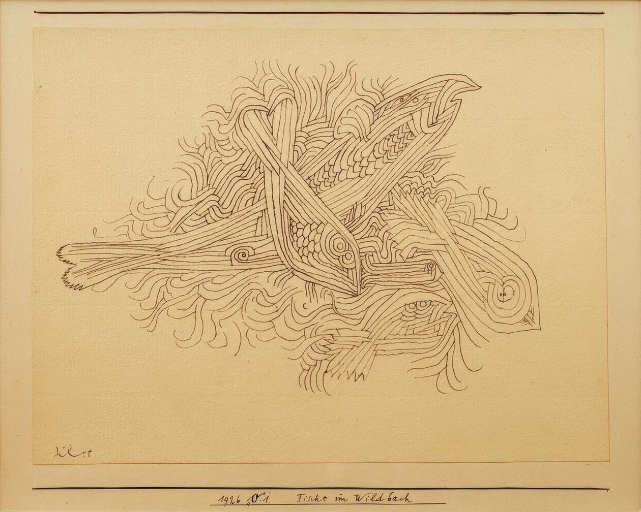Hal az özönvízben alkotó: Paul Klee
