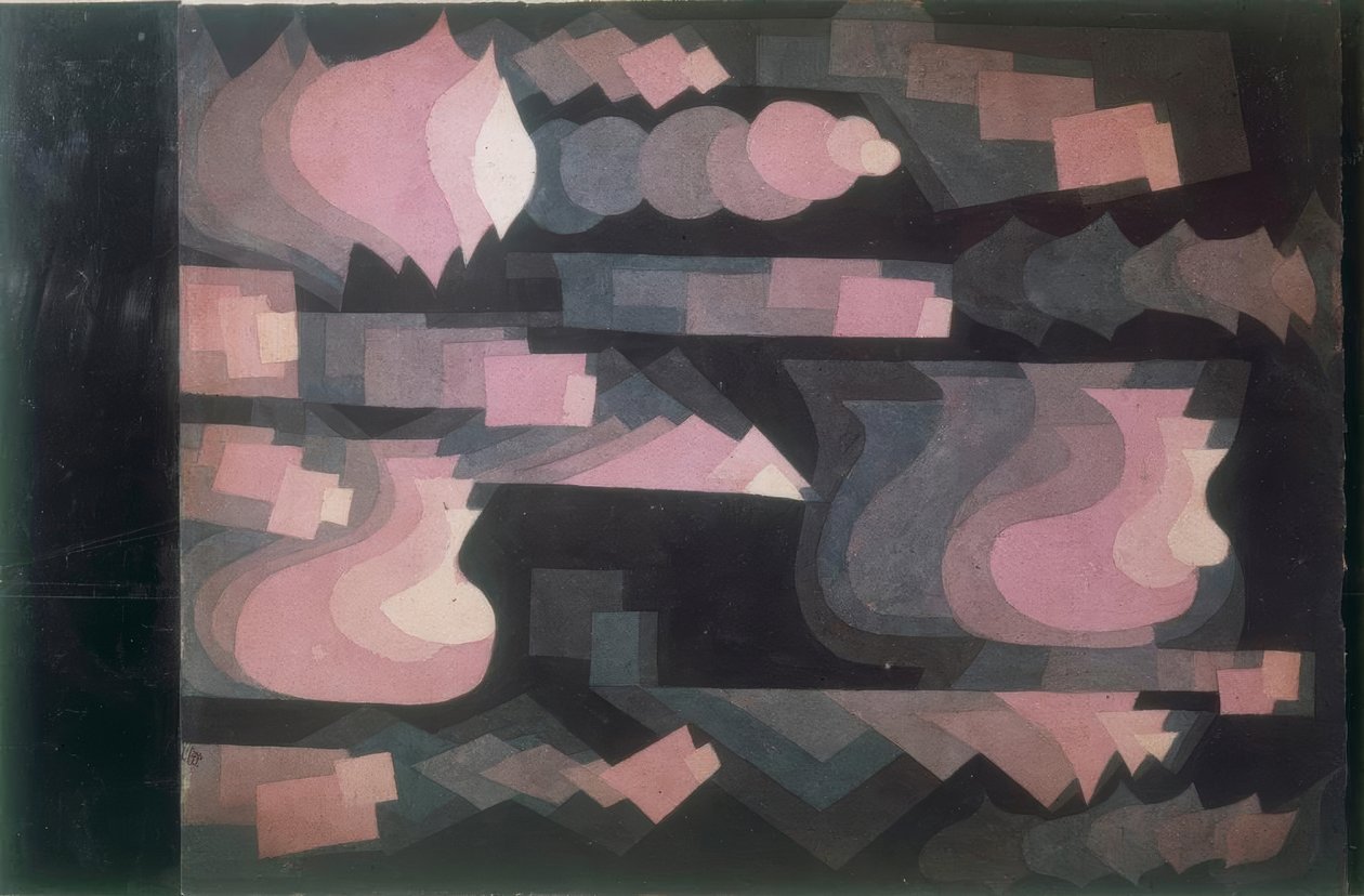 Fúga piros színben alkotó: Paul Klee