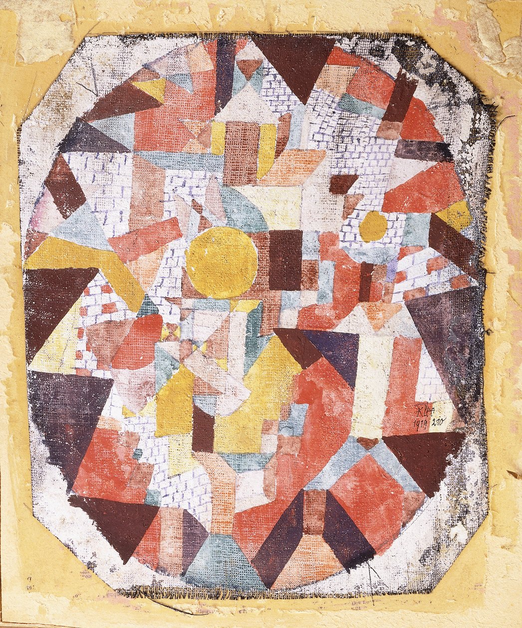 Telihold a téglafalban alkotó: Paul Klee